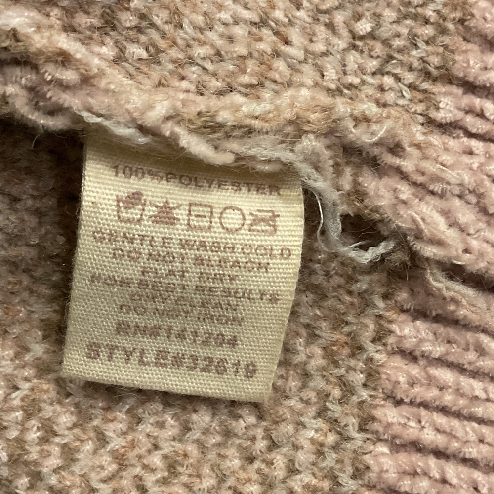 Chic Beige Patterned Sweater, Size L - image 7